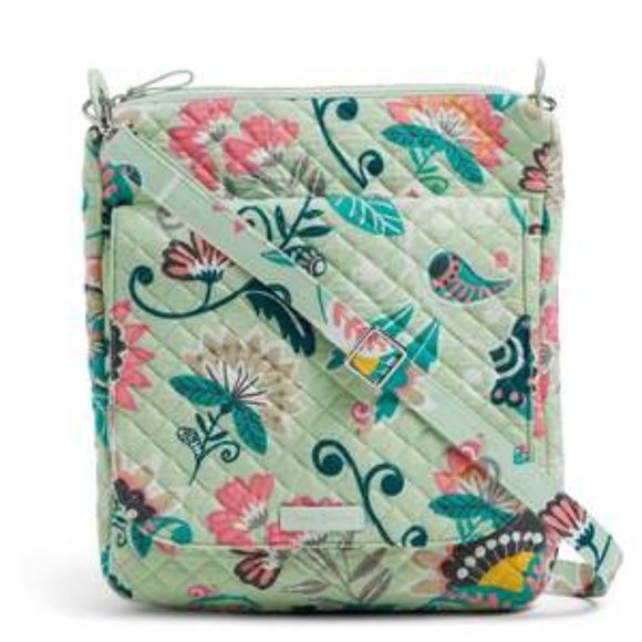 VB Carson Mailbag in Mint Flowers print NWT - Picture 1 of 5